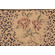 Scalamandre Leopard Rose Border 6'' Tapestry Border Fabric in Gold