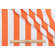 SunReal Cabana Woven Solution Dyed Acrylic Outdoor Fabric in Orange