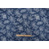 Waverly Follow The Trail Printed Cotton Denim Decorator Fabric in Denim