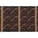 Sample of Scalamandre Merill Stripe Tapestry Upholstery Fabric in Ebony 