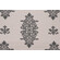 Acorn Filigree Printed Drapery Fabric in Gunmetal