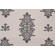 Acorn Filigree Printed Drapery Fabric in Gunmetal