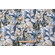 Stof France Echassier Printed Drapery Fabric in Marine