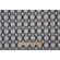 Hexagon Woven Upholstery Fabric in Silver/Black 