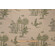 Pagoda Toile Printed Silk Decorator Fabric in Olive 