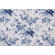 Waverly Emma&#39;s Garden Printed Cotton Drapery Fabric in Blue 