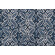 Ellen Degeneres Merida Printed Polyester Outdoor Fabric in Indigo