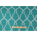 Mill Creek Cassie Embroidered Poly Drapery Fabric in Aqua