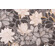 Stof France Lotus Printed Cotton Drapery Fabric in Noir