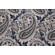 Williamsburg Plumtree Paisley Printed Linen Blend Drapery Fabric in Ink 