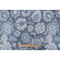 PK Lifestyles Heriz Medallions Printed Chenille Upholstery Fabric in Indigo