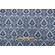 Richloom Ashmore Printed Polyester Outdoor Fabric in Marine