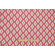 Ikat Diamond Woven Upholstery Fabric in Coral