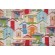 Richloom Beach Hut Printed Poly Outdoor Fabric in Cabana 