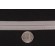 Pearl Gray Marine Vinyl 3/4 inch Hidem Gimp Upholstery Trim 