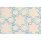 PK Lifestyles Boho Lattice Embroidery Cotton Decorator Fabric in Glacier 