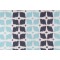 Robert Allen Neo Motif Woven Cotton Upholstery Fabric in Aqua 