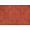 Thibaut Istanbul Damask F97149 Printed Cotton Drapery Fabric in Rust 