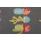 Richloom Cactus Printed Polyester 20x14 Inch Pillow Square Outdoor Fabric in Graphite 