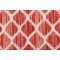 Richloom Brush Diamond Printed Polyester Outdoor Fabric in Red 