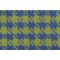 Houndstooth Woven Solution Dyed Acrylic Outdoor Fabric in Cobalt 