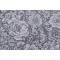Stof France Montsegur Printed Cotton Drapery Fabric in Anthracite 