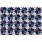 Robert Allen Echo Geo Printed Cotton Drapery Fabric in Admiral 