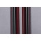 Sunbrella Awning Stripe 4798-0000 Woven Solution Dyed Acrylic Awning Outdoor Fabric in Burgundy/Black/White