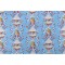 Harrison Howard Mariner's Song Printed Cotton Drapery Fabric in Luna 