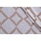 PK Lifestyles Corded Diamond Sheer Embroidered Drapery Fabric in Natural 