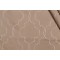 Trellis Embroidered Drapery Fabric in Tan