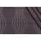 Ornate Stripe Embroidered Drapery Fabric in Graphite