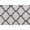 Westbury Treillage Printed Linen Blend Drapery Fabric in Charcoal