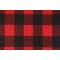 Premier Prints Buffalo Check Printed Slub Cotton Canvas Drapery Fabric in Red Black