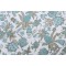 Stof France Malaca Printed Cotton Drapery Fabric in Celadon 