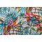 Stof France Poerani Printed Cotton Drapery Fabric in Multicolore 