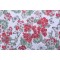 Stof France Geranium Printed Cotton Drapery Fabric in Rouge 
