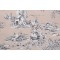 Thibaut La Fontaine F97342 Printed Cotton Drapery Fabric in Black on Taupe