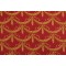 Scalamandre Cormatin Garlands Printed Cotton Drapery Fabric in Rosso