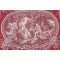 Thibaut Biltmore F97313 Printed Cotton Drapery Fabric in Red on Coral