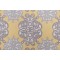 Thibaut Jakarta F98614 Printed Drapery Fabric in Yellow and Grey