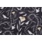 Elana Gabrielle Birdsong Printed Cotton Drapery Fabric in Coal for PK Lifestyles 