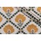PK Lifestyles Grand Fleur Crewel Embroidered Drapery Fabric in Golden 
