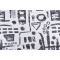 PK Lifestyles Brush Gesture Printed Chenille Decorator Fabric in Shadow