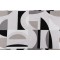PK Lifestyles Angling Embroidered Drapery Fabric in Shadow