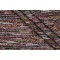 Boho Woven Chenille Upholstery Fabric in Licorice 