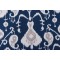 Magnolia Home Java Printed Cotton Drapery Fabric in Navy 