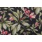 PK Lifestyles Orchid Valley Printed Polyester Outdoor Fabric in Ebony 