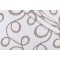 Roth & Tompkins O'Keefe Embroidered Cotton Drapery Fabric in Oatmeal 
