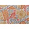 Williamsburg Tucker Resist Printed Polyester Outdoor Fabric in Zest 